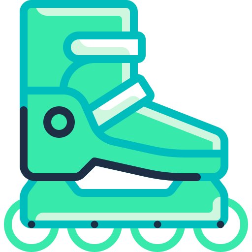 Roller skates Special Meteor Lineal color icon