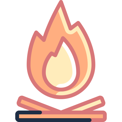 Bonfire Special Meteor Lineal color icon