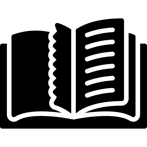 Разорванная страница Generic Glyph иконка