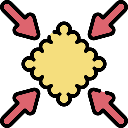 encogerse Special Lineal color icono