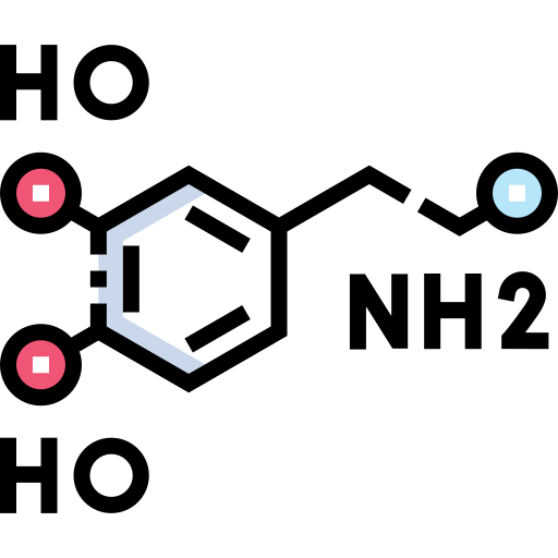 ドーパミン Detailed Straight Lineal color icon