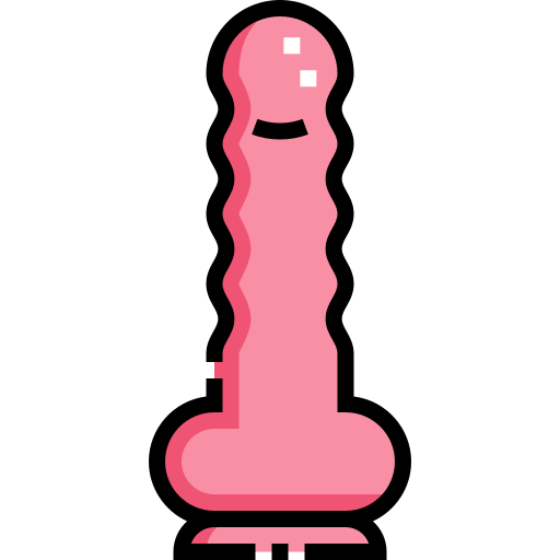 Dildo Detailed Straight Lineal color icon