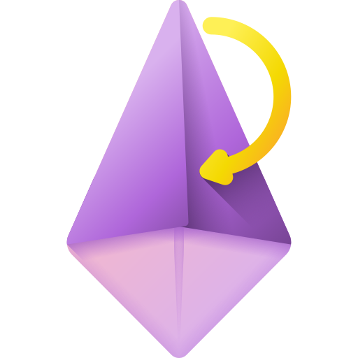 Petal 3D Color icon