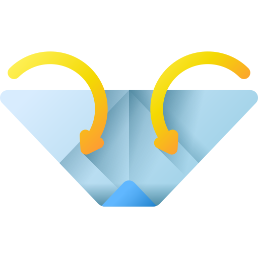 Fold 3D Color icon