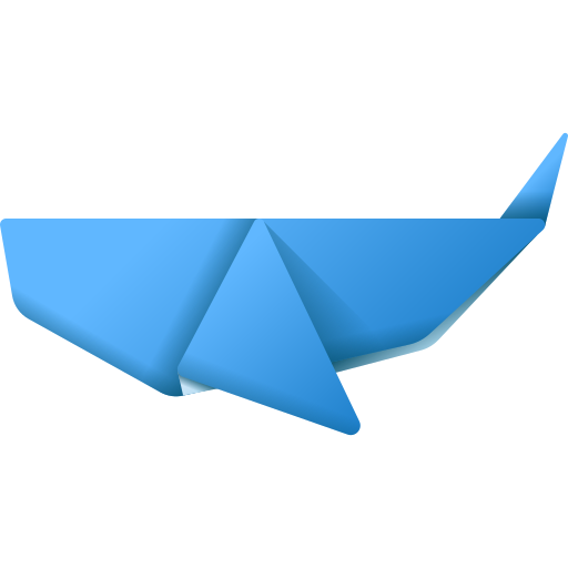 Whale 3D Color icon