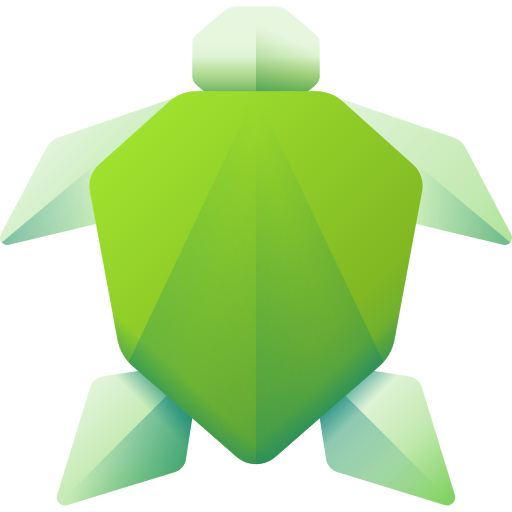 żółw 3D Color ikona