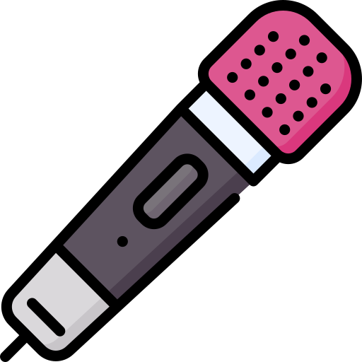 マイクロフォン Special Lineal color icon