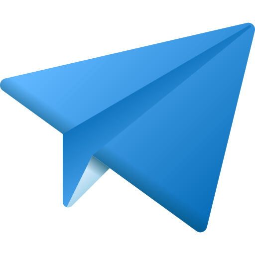 Paper plane 3D Color icon