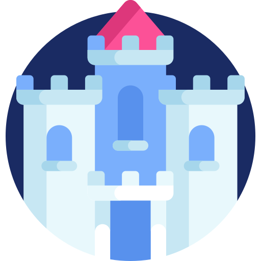 Castle Detailed Flat Circular Flat icon