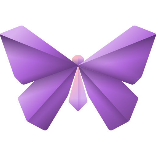 Butterfly 3D Color icon