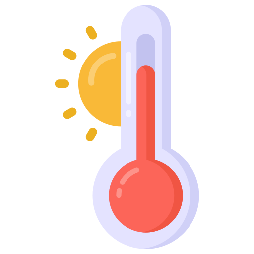 temperatuur Generic Flat icoon