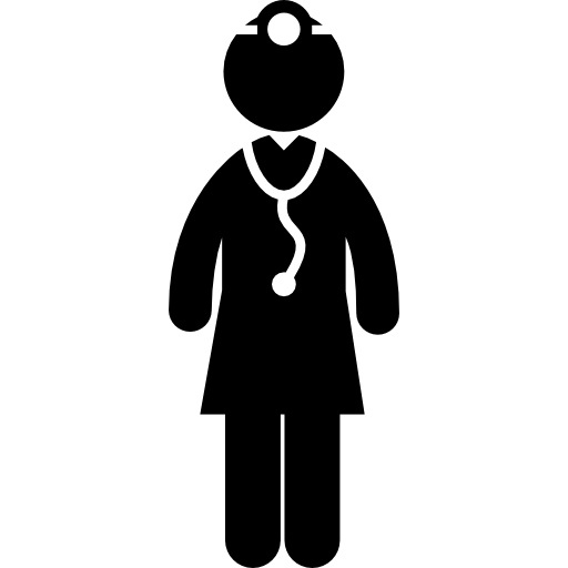 Medical doctor Pictograms Fill icon