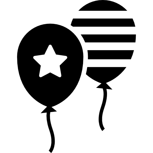 verkiezing ballonnen paar  icoon