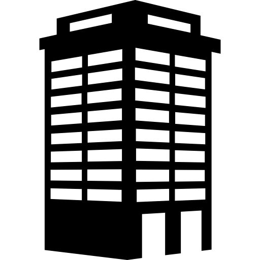 Building tower perspective  icon