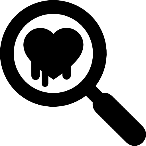Search symbol of security system  icon