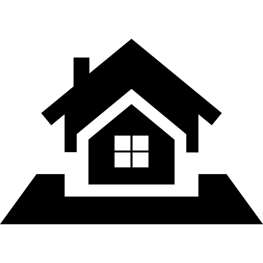 simbolo immobiliare della proposta di casa più grande  icona