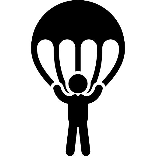 parachutiste  Icône