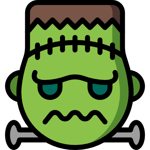 Frankenstein Basic Mixture Lineal color icon