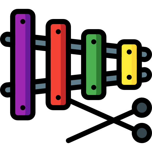 xilofone Basic Mixture Lineal color Ícone
