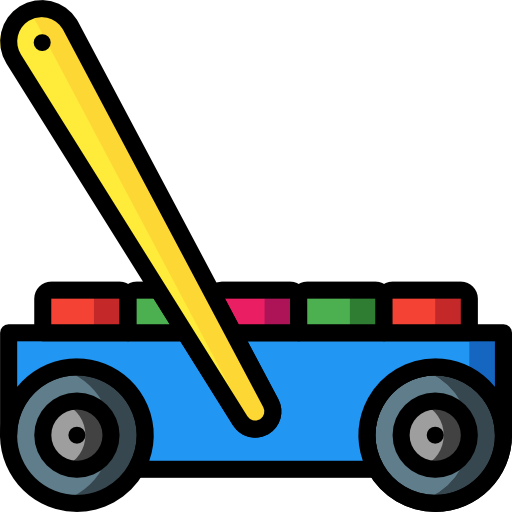 Cart Basic Mixture Lineal color icon