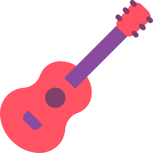 gitarre Basic Mixture Flat icon