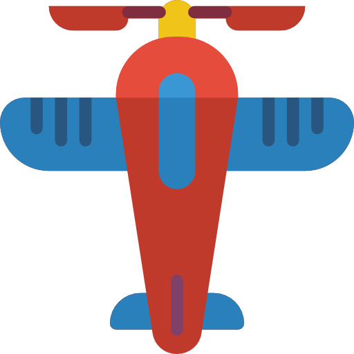 avión Basic Mixture Flat icono