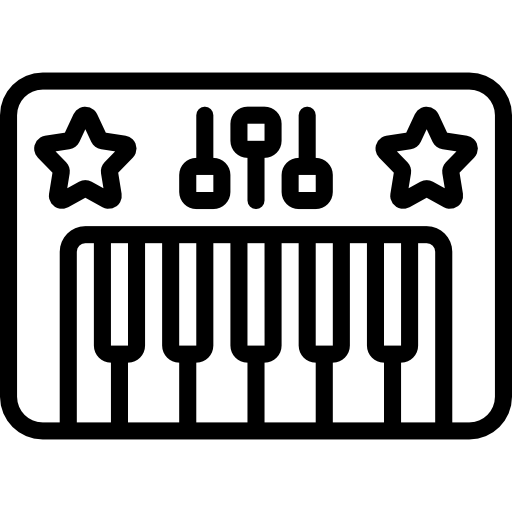 피아노 Basic Mixture Lineal icon