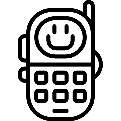 telefon Basic Mixture Lineal icon