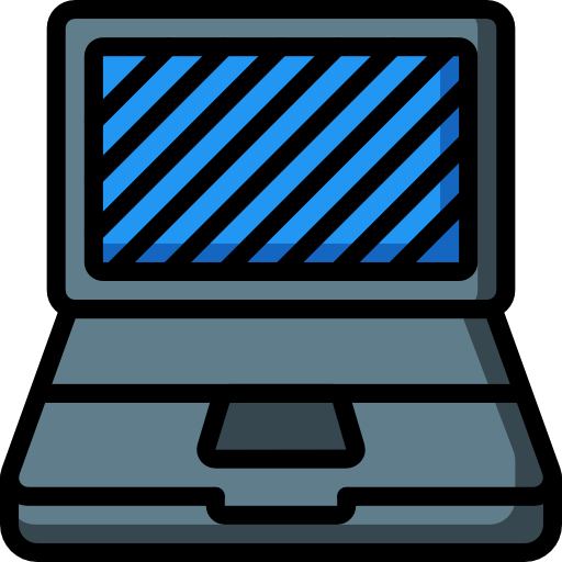노트북 Basic Mixture Lineal color icon
