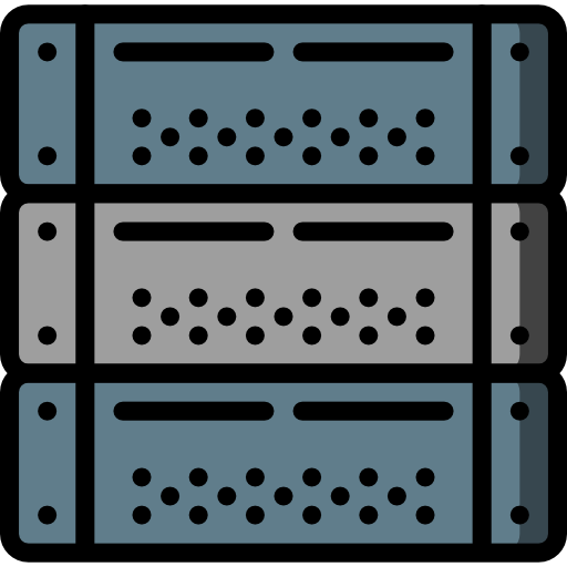 server Basic Mixture Lineal color icona