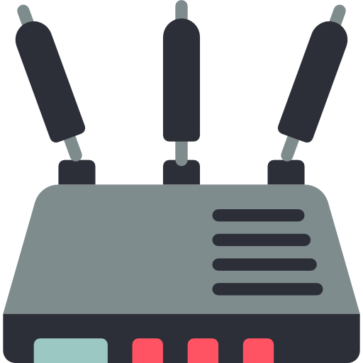 router Basic Mixture Flat icon