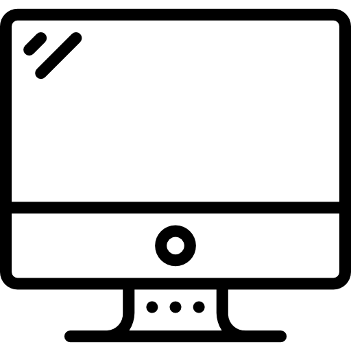 コンピューター Basic Mixture Lineal icon