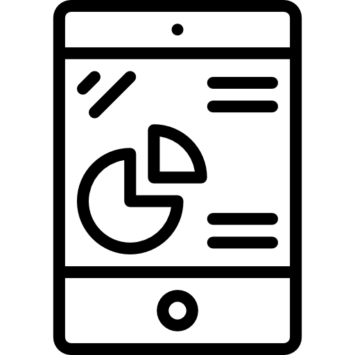 tableta Basic Mixture Lineal icono