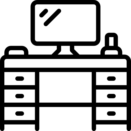 biurko Basic Mixture Lineal ikona