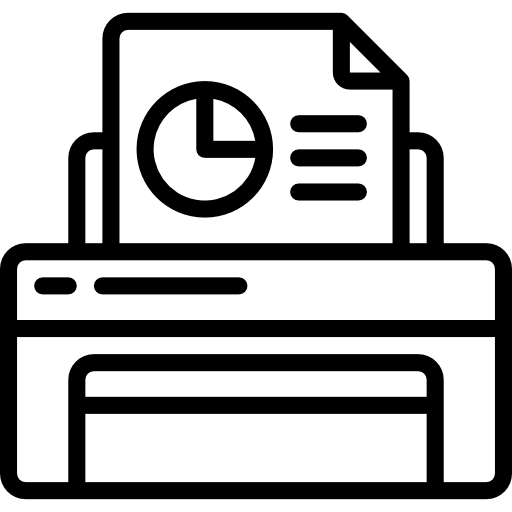 プリンター Basic Mixture Lineal icon