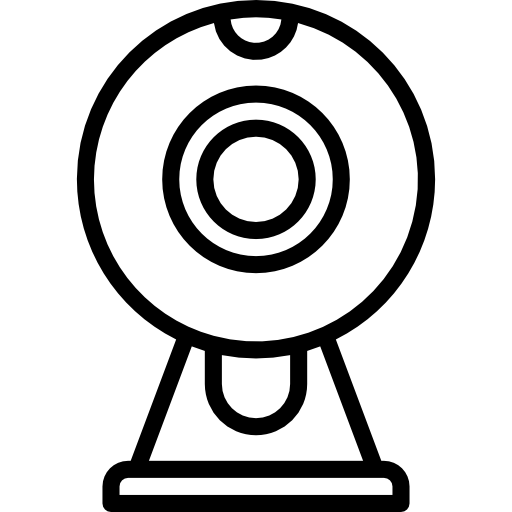 kamerka internetowa Basic Mixture Lineal ikona