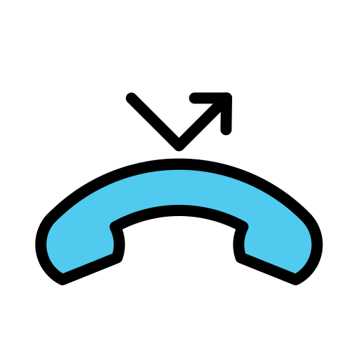 Missed call Generic Outline Color icon