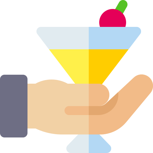 cocktail Basic Rounded Flat icon