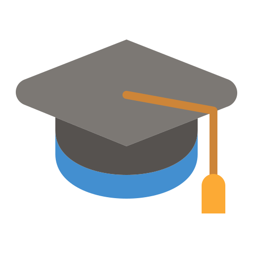 Graduate cap Generic Flat icon