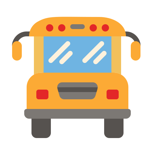 School bus Generic Flat icon