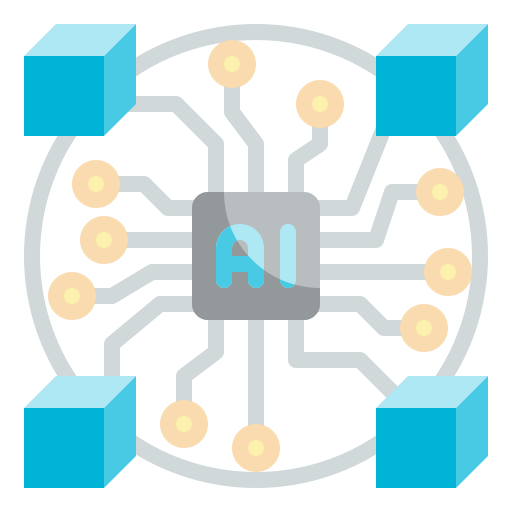 Blockchain Wanicon Flat icon