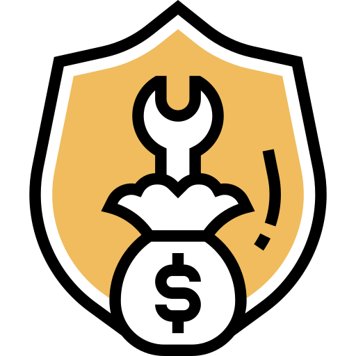 verzekering Meticulous Yellow shadow icoon