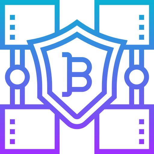 blockchain Meticulous Gradient icoon