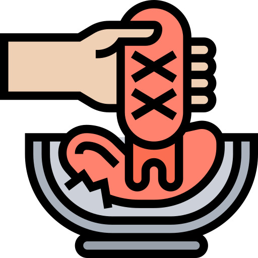 Meat Meticulous Lineal Color icon