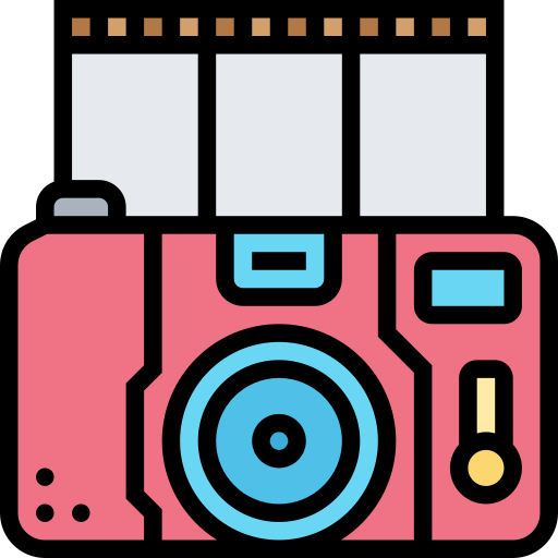 Film camera Meticulous Lineal Color icon
