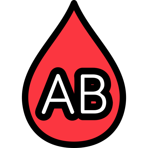 grupa krwi ok Generic Outline Color ikona