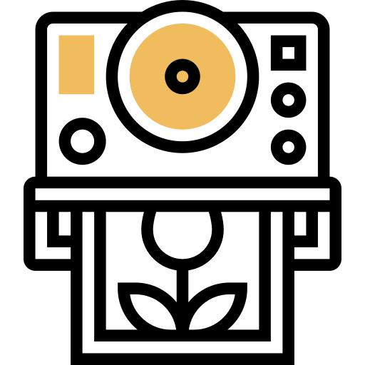 インスタントカメラ Meticulous Yellow shadow icon