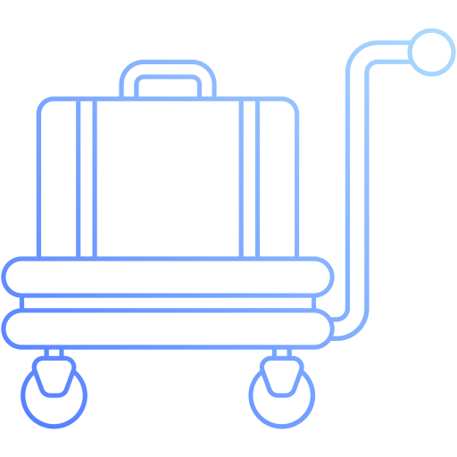 Luggage cart Generic Gradient icon