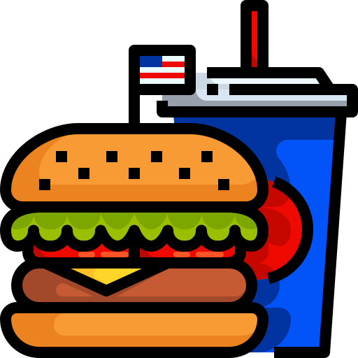 Hamburger Justicon Lineal Color icon