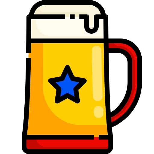 cerveza Justicon Lineal Color icono